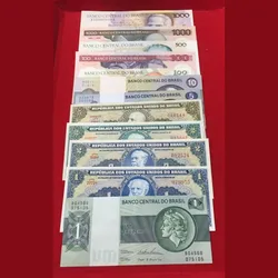 12 Different Brasil top condition all different denomation old note set
