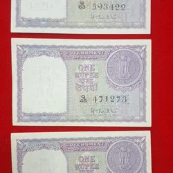 One rupee note A-5 H.M. Patel year 1951 Gem UNC Condition each note price 1050