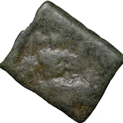 Heavy Copper Coin of Satakarni I (1st Cen. BC) of Satavahana Dynasty from Pusad Region Rare