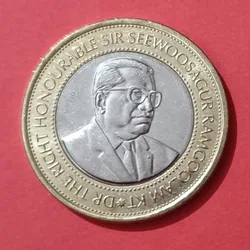 20 Rs Mauritaus Coin year 2020 GEM UNC Coin