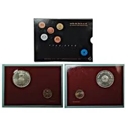 200 years of state bank of India (Unc set )2 coin kolkatta mint