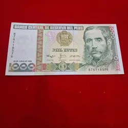 1000 MIL Intis Peru GEM UNC Condition
