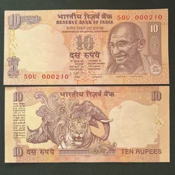 D 79 Rs 10 India Banknote Signature series Signed by D Subharao Inset Plain 2009 Issue Unique and Rare