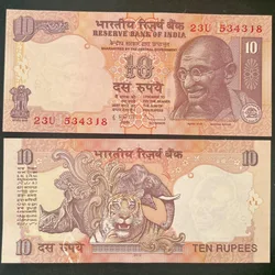 D84 Rs 10 India Banknote Signature series Signed by D Subharao Inset R 2010 Issue