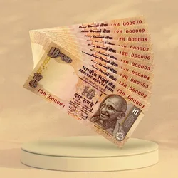 Rs 10 India Banknote Rare Issue Low Serial 000001 To 000010 Signed By Y V Reddy Inset L Year 2006 Unique and Rare