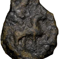 Cast-Copper of City-State 'Kausambhi' (2nd Cen. BC) with Lanki Bull/Tree Railing