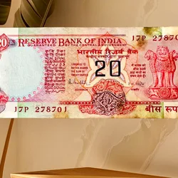 Rs 20 R N Malhotra Inset B India Banknote Serial packet GEM UNC Very Unique And Rare