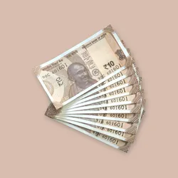 Rs 10/- India Bank Note Semi Fancy 10 Note Same Number Set 601601 Unique and Rare