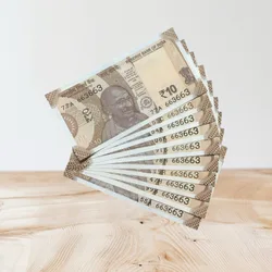 Rs 10/- India Bank Note Semi Fancy 10 Note Same Number Set 663663 Unique and Rare