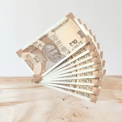 Rs 10/- India Bank Note Semi Fancy 10 Note Same Number Set 675675 Unique and Rare