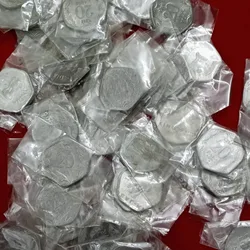 Twenty Paise Aluminium Scare Coin 1994 Hyderabad Mint Gem Bunc Condition Loot 10 Pcs Given