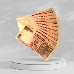 Rs 10 India Banknote Rare Issue Low Serial 000001 to 000010 Signed By Raghuram G Rajan Inset N 2014 Unique and Rare