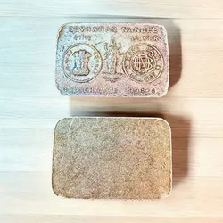 Devkaran Nanjee 100 Grammes Extremely Unique And Rare Silver Bar Pure 999 Silver Laxmi Statue One of a Kind