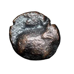 Copper Coin of Satavahan Dynasty (1st Cen. BC) from Marathwada Region Elephant-Swastik/Ujjaini Type