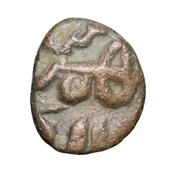 Copper 1/2 Falus of Bahaman Shah(AD1347-59) of Bahamani Sultanate BH21