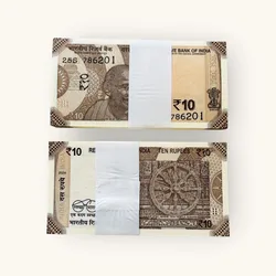 Rs 10 India Banknote Serial Bundle 786201 To 786300 Gem Unc Unique And Rare