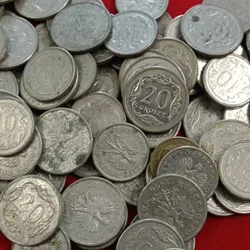 10 or 20 Groszy Coins Currency of Poland 100 Pcs Given