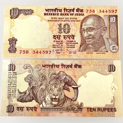 D 89 Rs 10 India Banknote Signature series Signed by D Subharao Inset P 2011 Issue Unc Unique and Rare
