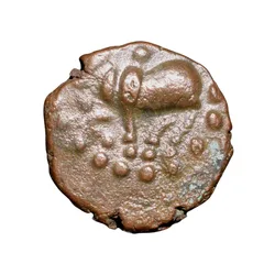 Copper Kakani of Ganapati Naga(c. 3rd Cen. AD) of Nagas Dynasty from Padmavati Bull Type