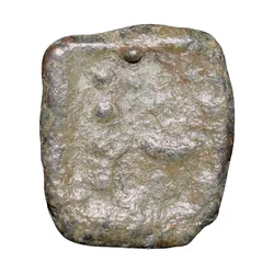 Lead Unit of Gupta Dynasty (4th - 5th Cen. AD) with Garuda facing