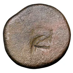Copper Paisa of Hussain Yafar Khan(AD 1841-1880) of Cambay State