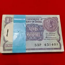 A-48 One Rupee Packet S. Venkitaramanan 1985 Doublie No. Packet Serial No. 431401