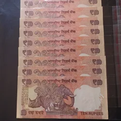 Reserve Bank of India 10 rs series Governor Raghuram ji Rajan Gem unc condition Same set are available