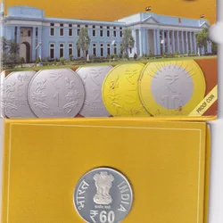 60 Years of India Govt.Mint, Kolkata (1952-2012) 1 Coin (Proof Set)