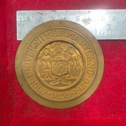 University of Maryland 1807-1856-1920 Big Size Old Medal# N-358