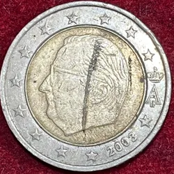 Belgium 2 Euros 2003- Albert II Rare Coin #S-15