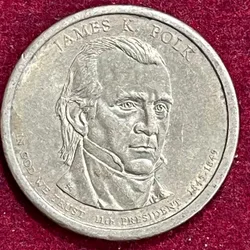 United States 1 Dollar James K. POLK Rare Coin # I-33