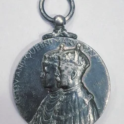 Royal Mint King George 5TH Silver Jubliee Named Medal 1910 to 1935. High Grade 30 gm. Silver.