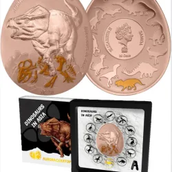 2023 Samoa – Dinosaurs in Asia Series – AURORACERATOPS RUGOSUS Proof Coin Pack