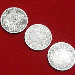 Two Anna Victoria Empress 3 Coin Set