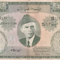 Pakistan 100 Rupees (Jinnah) Fafda Issue Big Size Old Note