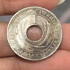 East Africa 1 Cent 1913 - George V Rare Coin #A-467