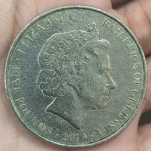 Bailiwick of Guernsfy 2019 Five Pounds Rare Coin # A- 497