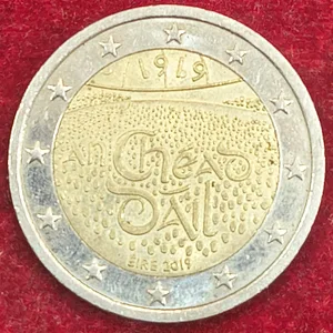 Ireland 2 Euros First meeting of Dáil Éireann Rare Coin # A-498