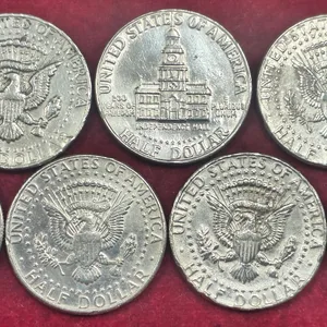 7 Different Date America 1/2 Dollar Kennedy Rare Set # A-502