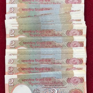 2 Rupees MIX Governor UNC Condition (100 pcs lott ) Rare Note # SKU-29