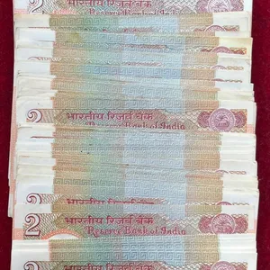 2 Rupees MIX Governor UNC Condition 100 pcs lott Rare Note # SKU-30