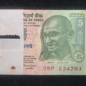 5 Rupees Gandhi Governor Bimal Jalan Rare Serial Packet with Fancy Number Ending 786