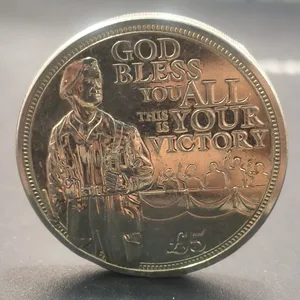 Guernsey 5 Pounds 2020 (Elizabeth II 75th Anniversary-V.E. Day) Rare Commemorative Coin #D-108