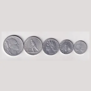 Italy All Different Denomination Commemorative Rare (5 Coin Set) #AA-14