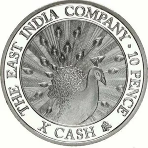 Reproduction Coin –Saint Helena 10 Pence 2012 - Elizabeth II Peacock Silver Plated Commemorative UNC Coin
