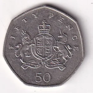 United Kingdom 50 Pence - 2013 (Elizabeth II Christopher Ironside) Rare Commemorative Coin #N-436