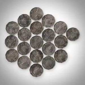 20 Coins Set of 2 Rupees Map National Integration 2000 Mosco Foreign Mint in Top AUNC Grade Republic India Coinage #A663