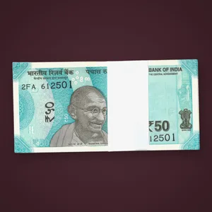 Rare 50 Rupees 2026 Complete Serial Packet Signed by Sanjay Malhotra Mahatma Gandhi New Series Hampi 2FA Prefix Bundle Republic India Note # A670
