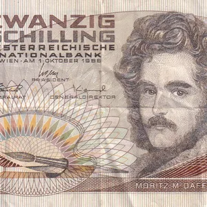 Austria 20 Schilling Rare Note#B2