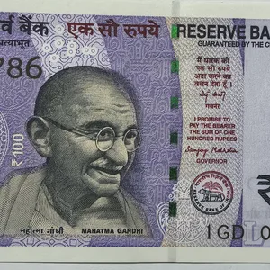 100 Rs Fancy 000786 Signed By Sanjay Malhotra Note UNC RARE